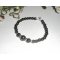 Bracciale con pietre di ematite e argento 925