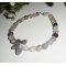 Bracciale a stella in ametista e fluorite su argento 925