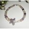 Bracciale a stella in ametista e fluorite su argento 925